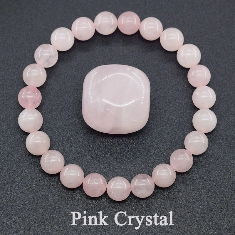 Amethust Bracelet Made of Real Natural Stone Beads Body-Purifying Geniune Amethyst Natural Crystal Bracelet for Women Pulsera