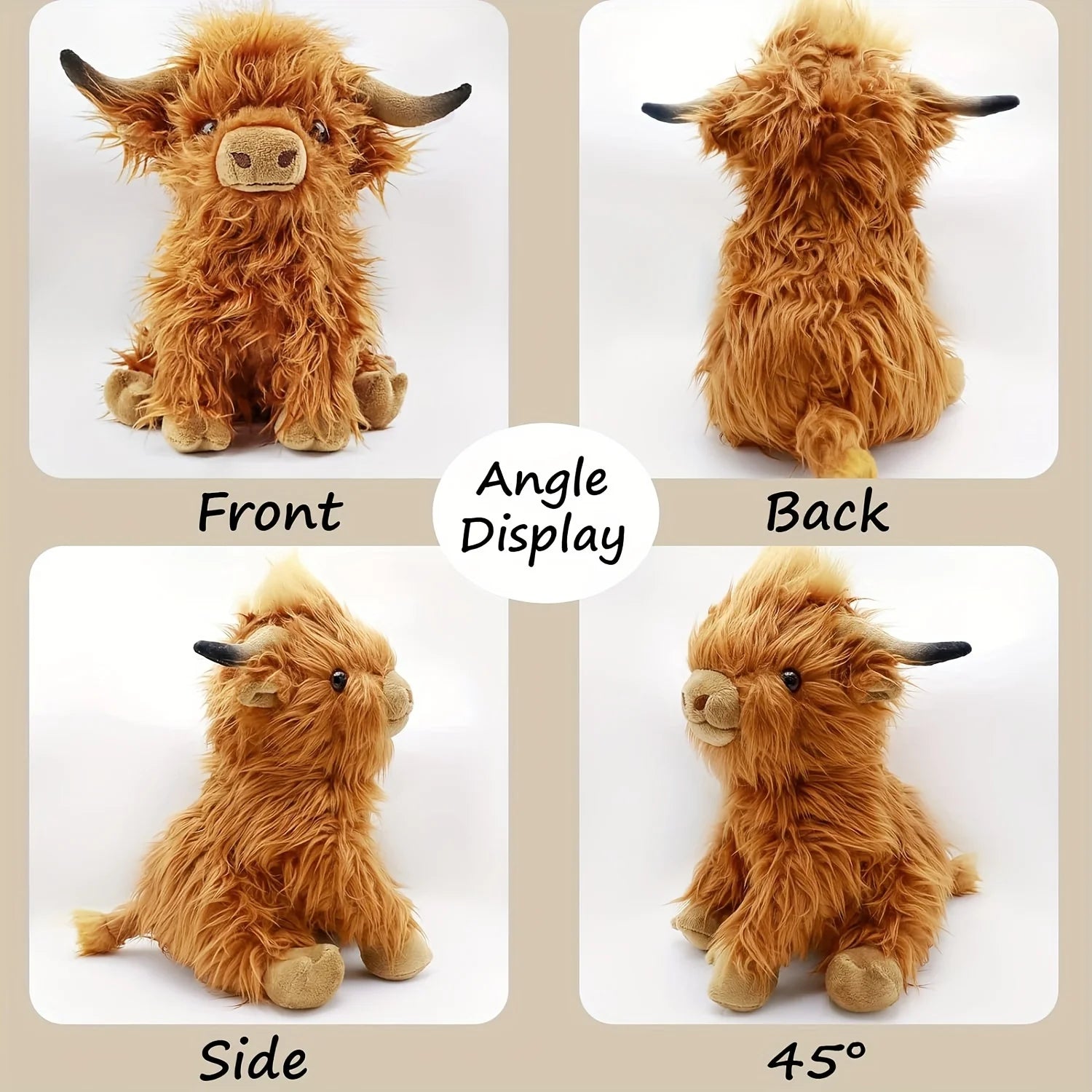 Highland Cow Plush Toy
