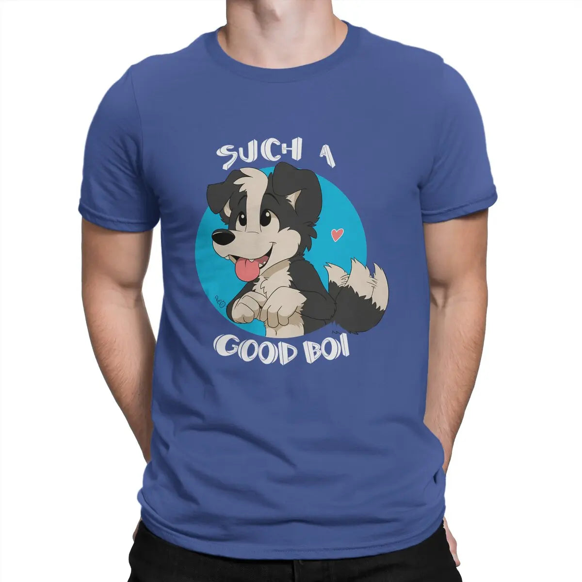 Such a Good Boy Collie Dog T Shirt Vintage Teenager Graphic Large Crewneck TShirt Top sell Harajuku Men's Short Sleeve