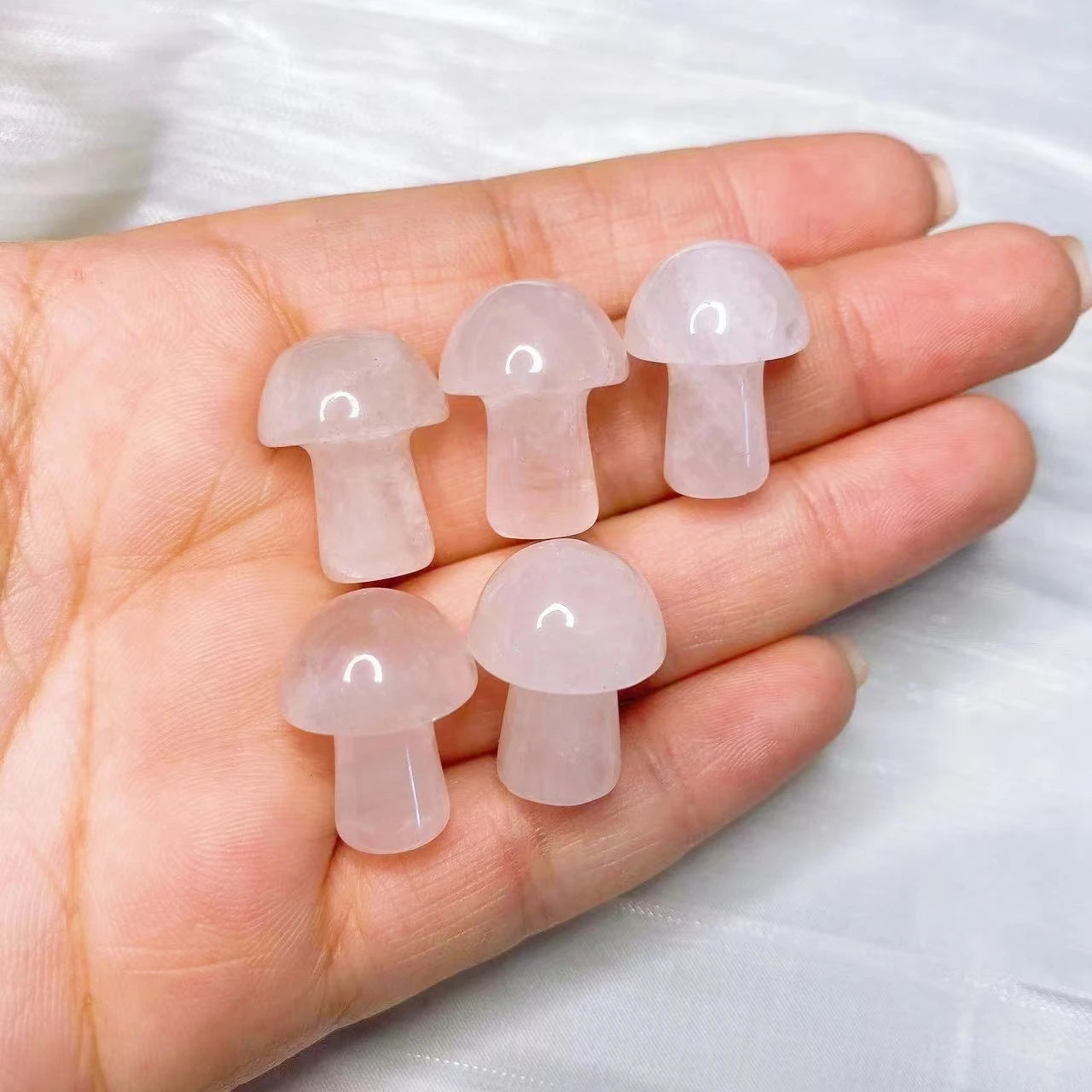 Mini Mushroom Carved Gemstone