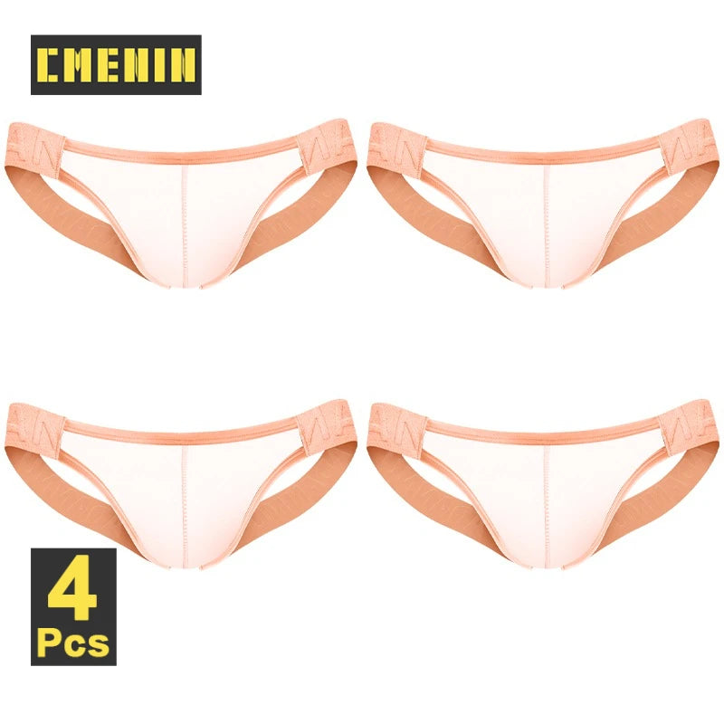Men’s Ultra-Thin Breathable Mesh Thong – Lightweight Nylon G-String Underwear | Quick-Dry, Stretch Fit, Low-Rise Comfort (1–4 Pack)