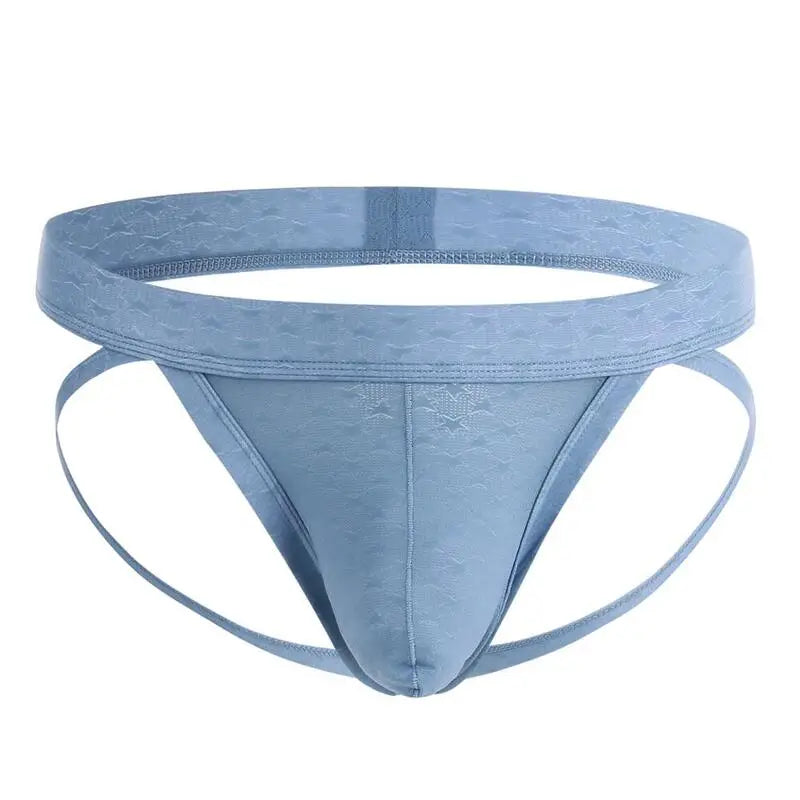 Sexy Men Underpants Thong Man Men's Thong And G String Jockstrap Men's Comfort U Convex Design Smooth Long Bulge Pouch Shorts