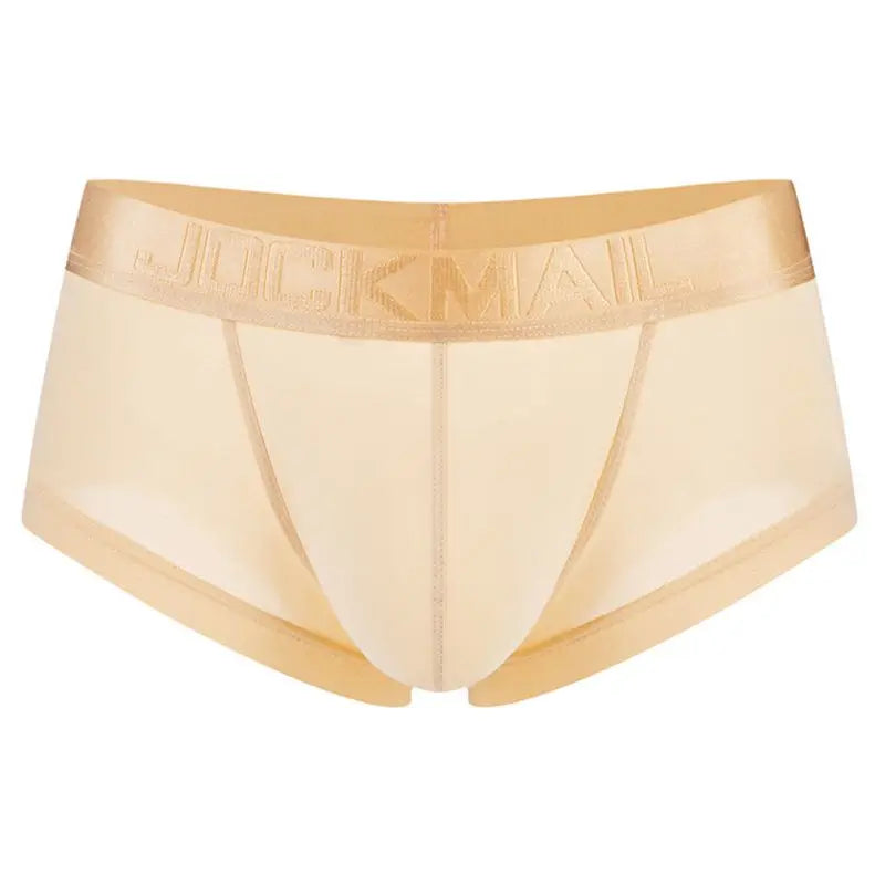 Sexy Underwear Men Boxer Panty Shorts Ice Silk Original Panties Breather Boxer Briefs Ultra-thin Transparent Fun Gay Underwear