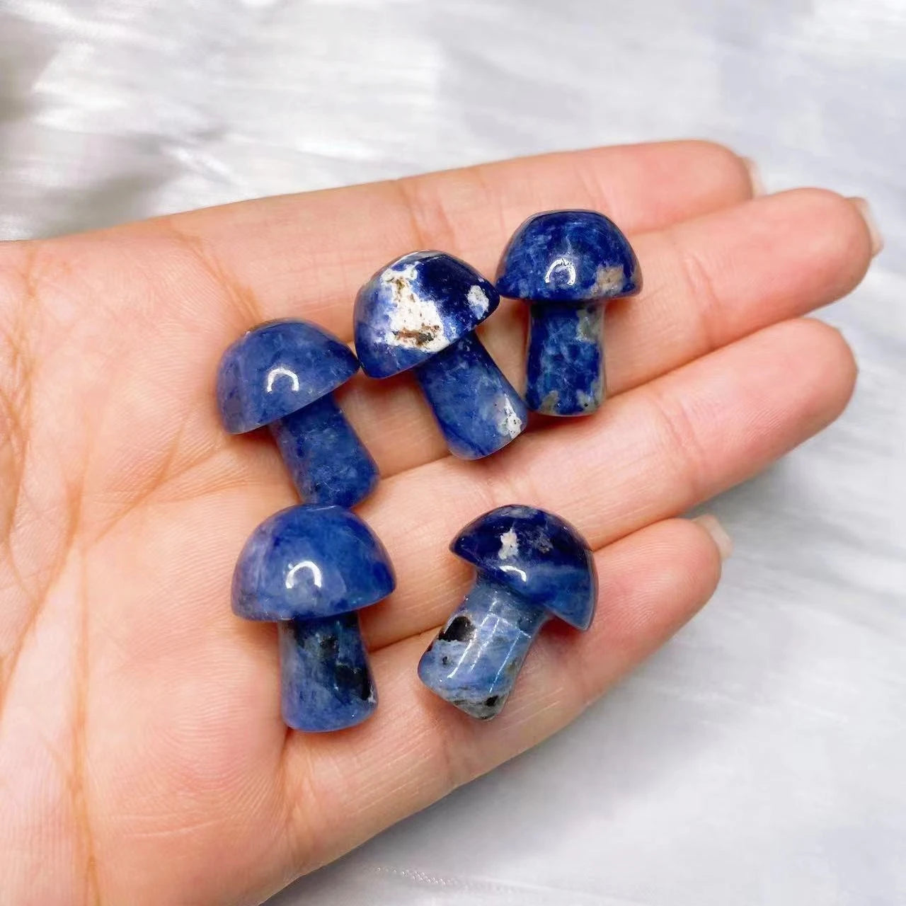 Mini Mushroom Carved Gemstone