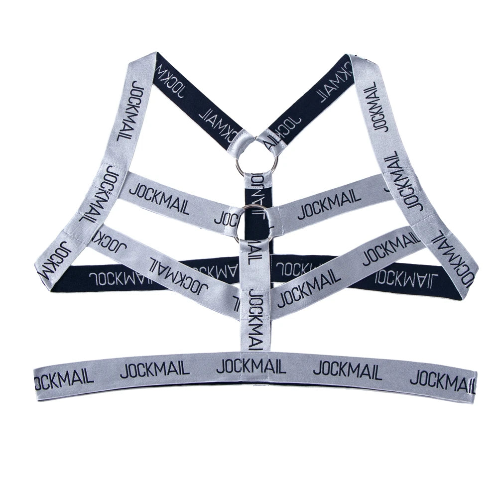 Men Body Sexy Lingerie Neck Backles Underwear Mankini Crop Exotic Tanks Top Bondage Body Harness Cage Sexy Jockstrap Costume