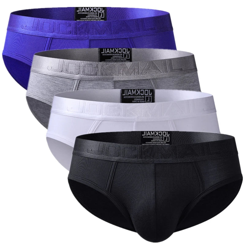 4PCS/Lot Briefs Men Bikini Male Underwear Slip Hombre Calzoncillos Hombre Men Briefs Cuecas Underpants breathable bamboo JM358