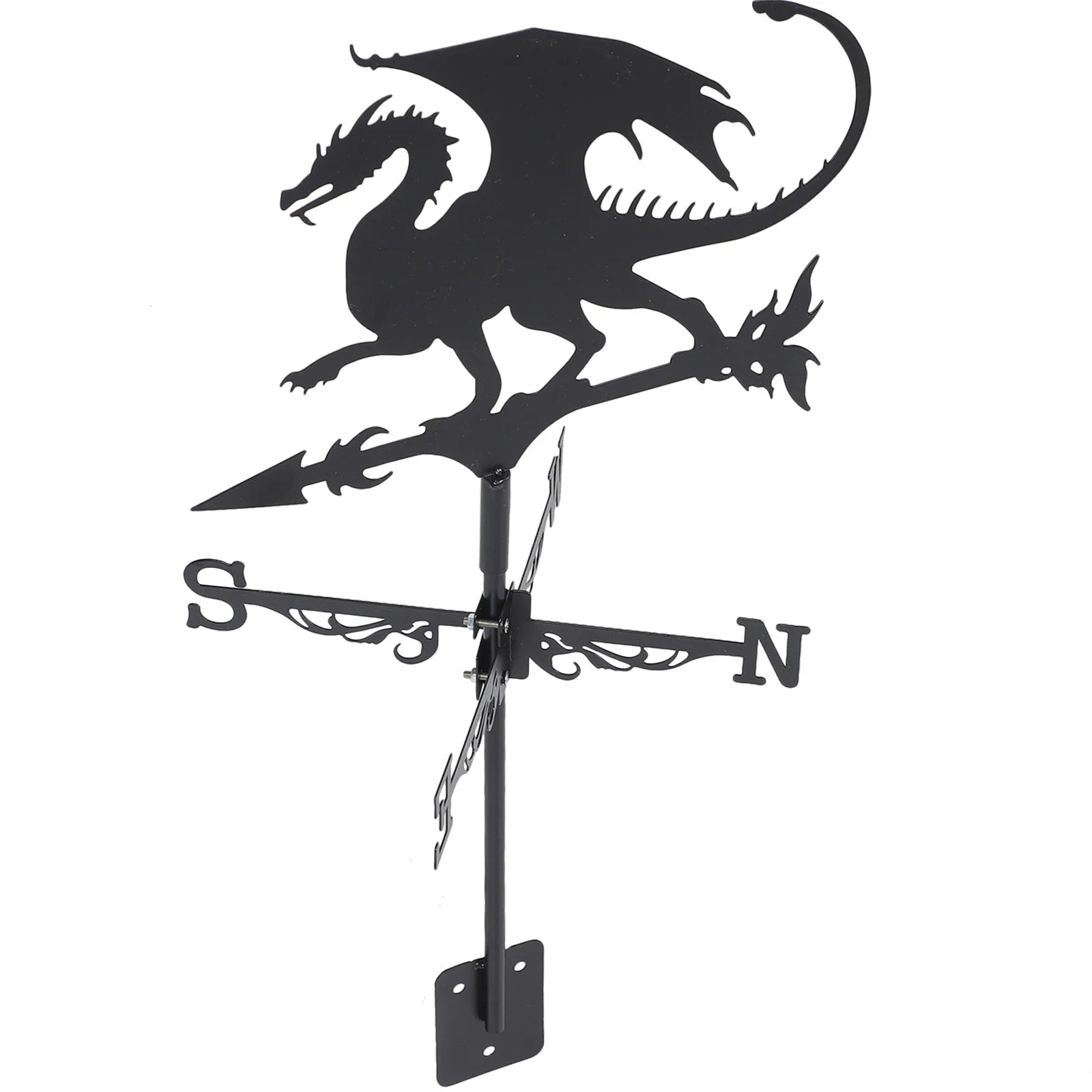 Cross Border Weather Vane, Metal Animal Flying Dragon Iron Outdoor Roof Garden Garden Decoration, Weather Vane Decoration Crafts