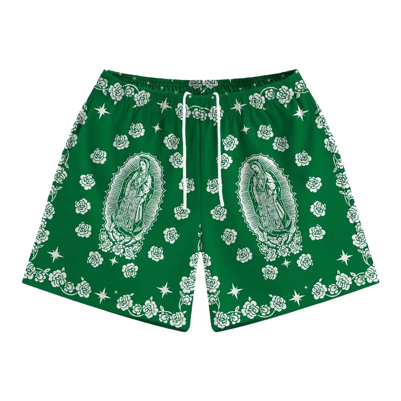 Men's Paisley Pattern Fashion Shorts Boys Summer Cool Hawaii 3D Printed Casual Swim Trunks Quick Dry Surfboard Shorts