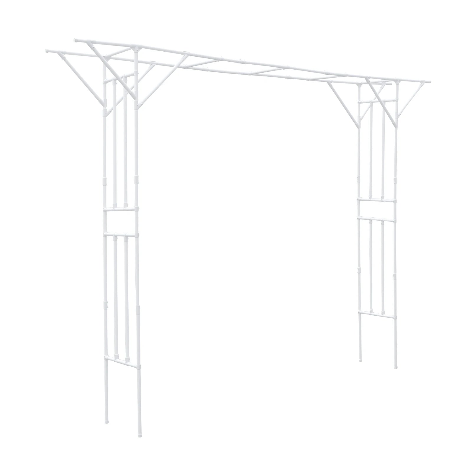 Outdoor Garden Arch Arbor Arbour Metal Garden Trellis for Climbing Plants Outdoor Pergola Trellis