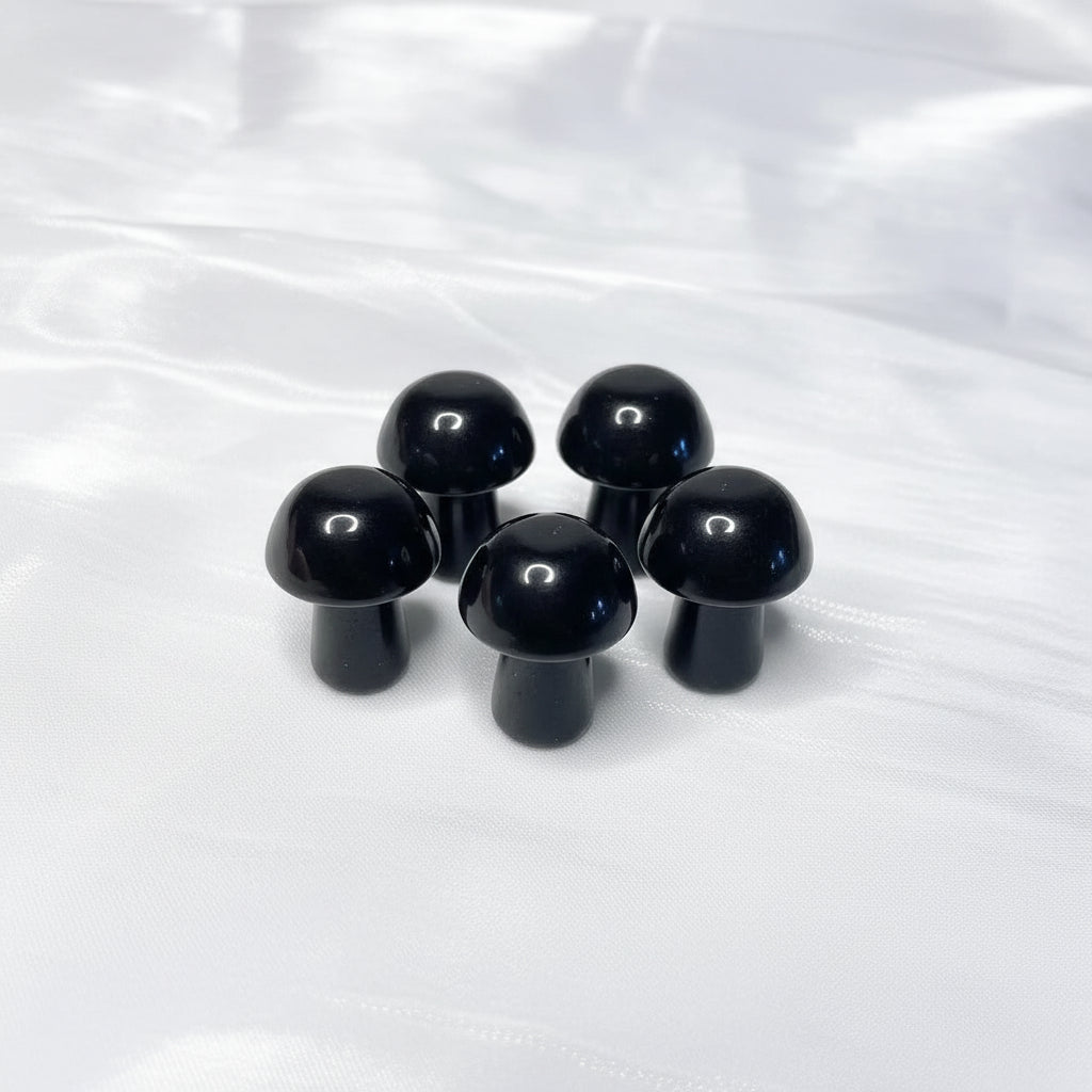Mini Mushroom Carved Gemstone