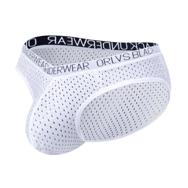 Transparent Men's Underwear Briefs Comfortable Low Wasit Ice Silk Sexy Men Panties Quick Dry Breathable antibacterial Underpants