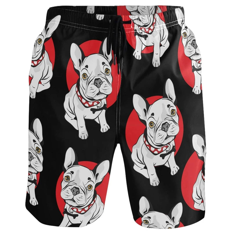 Funny Duck Graphic Beach Shorts for Men 3D Print Animal Board Shorts Sports Gym Swim Trunks Swimsuit homme Cool Ice Shorts Pants