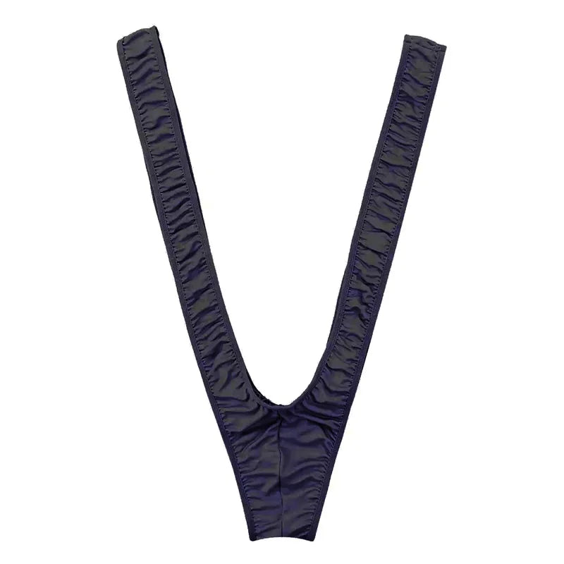 CLEVER-MENMODE Men's Sexy Bodysuit V-shaped Suspender Jumpsuit Erotic Lingerie G String Panties Thong Sissy Fetish Nightwear