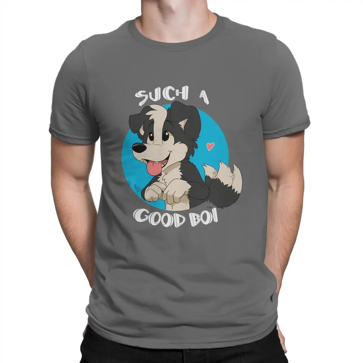 Such a Good Boy Collie Dog T Shirt Vintage Teenager Graphic Large Crewneck TShirt Top sell Harajuku Men's Short Sleeve