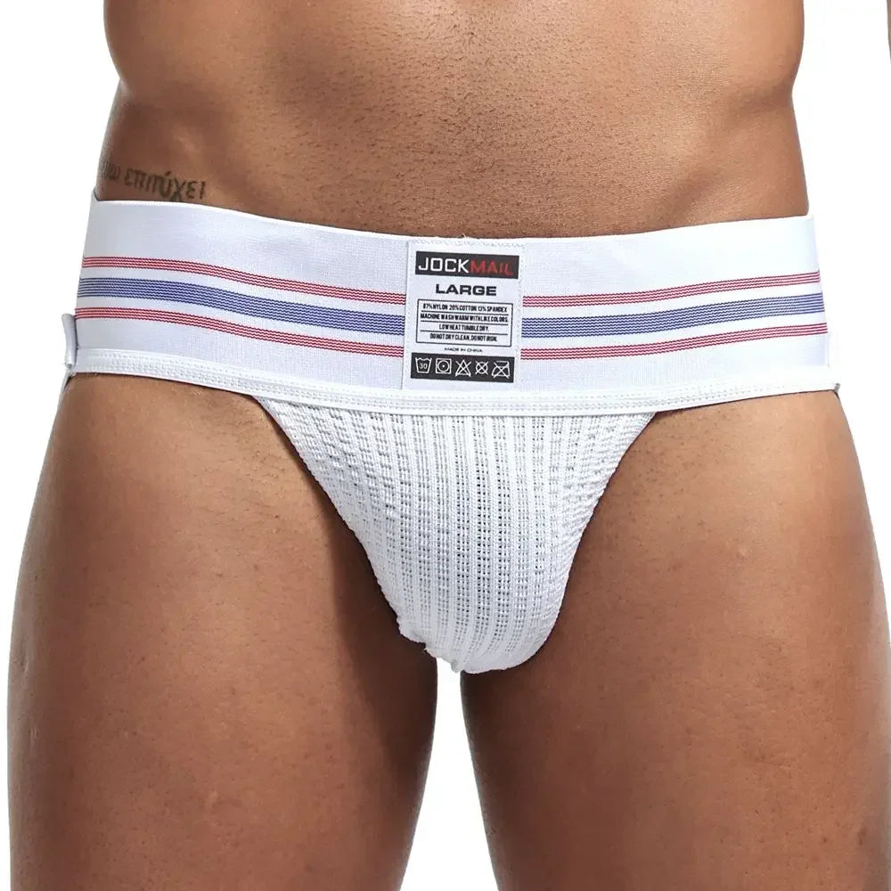 JOCKMAIL Men LowRise Anga Hombre Sexy Underwear Briefs Gay Penis Pouch Wonderjock Bikini Underwear Man Jockstrap Thong Lingerie