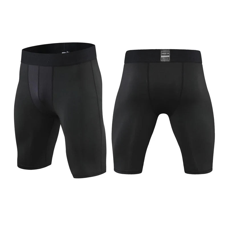Sports Fitness Pants Men Gym Shorts Workout Tights