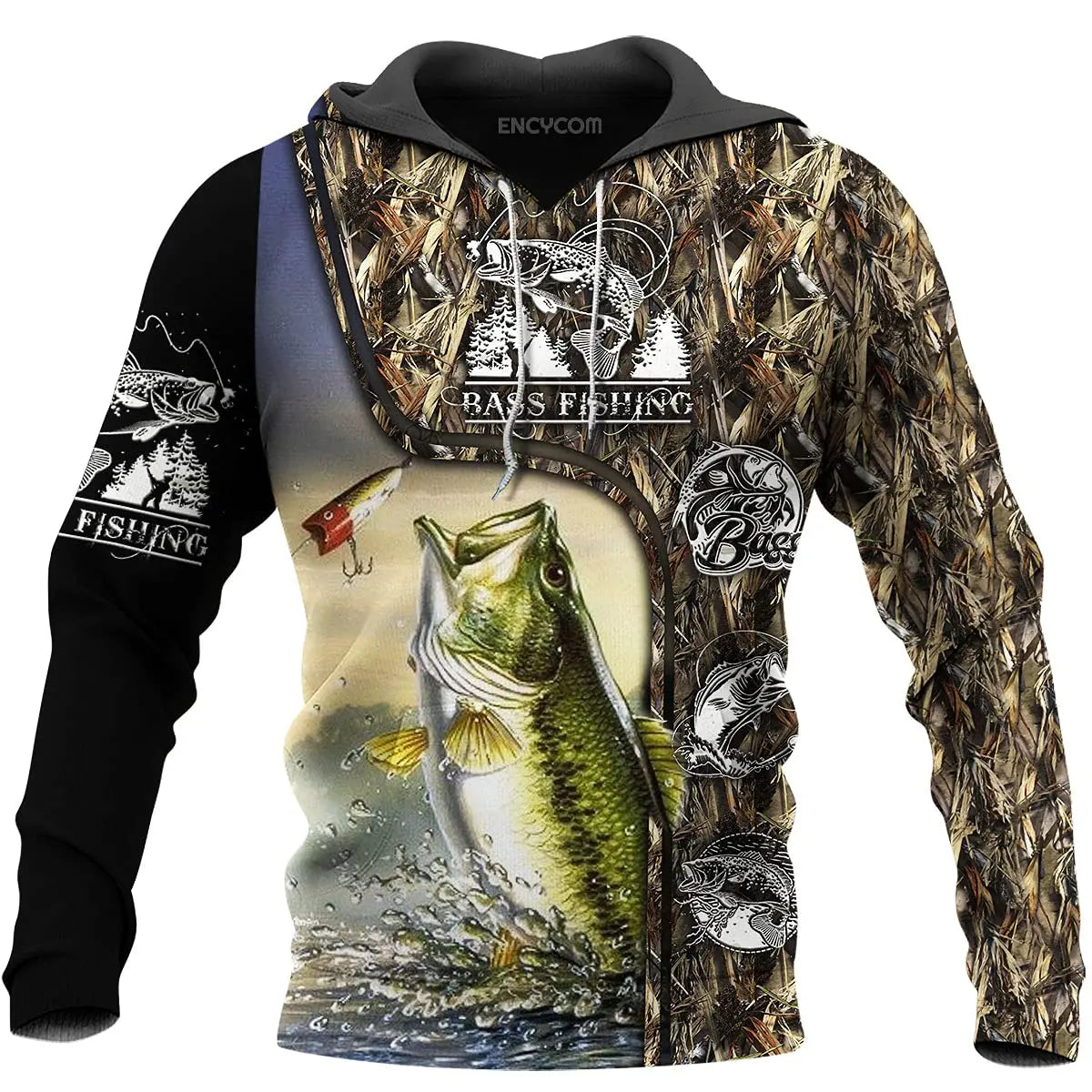 2023 New 3D T-shirt Hoodie Street Apparel Men's 3D Pullover Academy Role Playing Costume Designer Fish Reaper