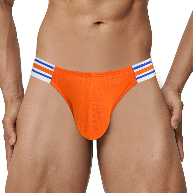 1/2/3 PCS Mens Brief Underwears Breathable Big V High Fork Triangle Pants Design Modal For Men Sexy High Cut Hombre Underpants