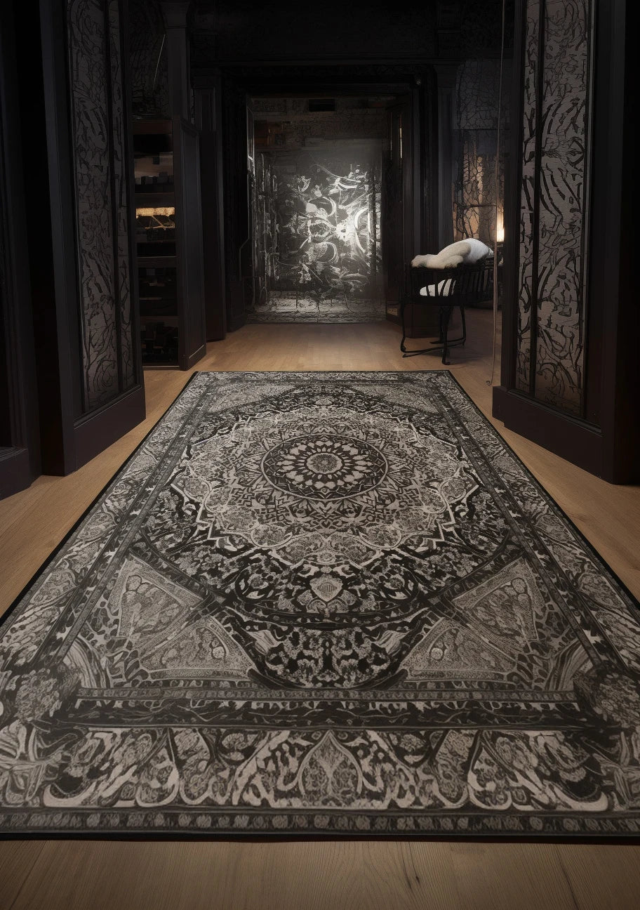Persian Retro Living Room Decoration Carpet Luxury BOHO Home Decor Bedroom Rug Comfortable Fluffy Washable Floor Mat Non-slip
