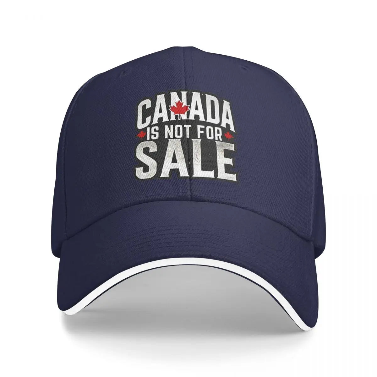 Canada Is Not For Sale Baseball Cap Unisex-Teens Custom DIY Trucker Hat Summer Casual Hiking Fishing Breathable Snapback Cap