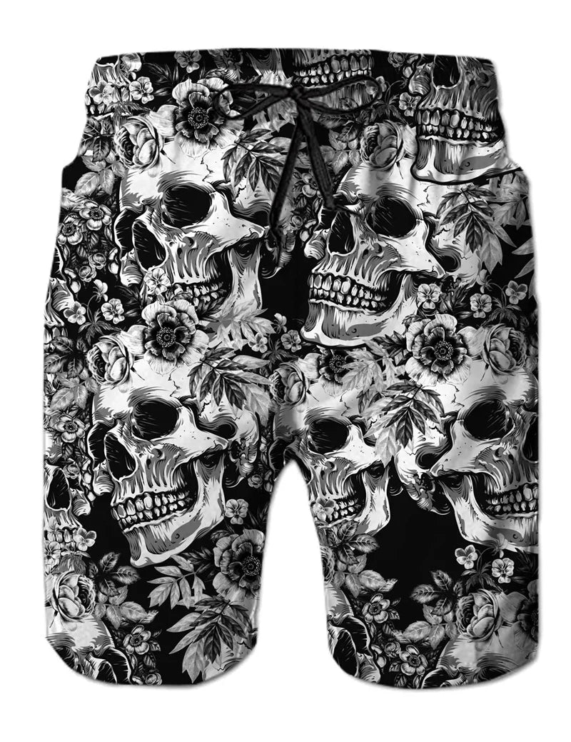 Funny Animal Dinosaur Beach Shorts Pants Men 3D Printing Surfing Board Shorts Summer Hawaii Swimsuit Swim Trunks Cool Ice Shorts