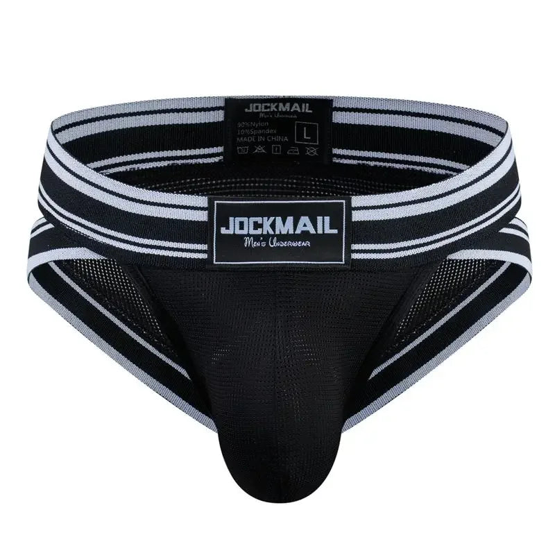 Jockmail Sexy Men Underpants Briefs Breathable Innerwear Man Underwear Bikini Brief Cuecas Slips Men's Jockstrap Gay Panties