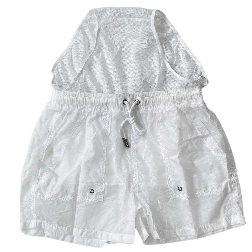 SEOBEAN Men's Summer Shorts Mesh Lined Quick-drying Beach Shorts 100% Nylon Gym Fitness Surf Trunks Shorts Sexy Men Board Shorts