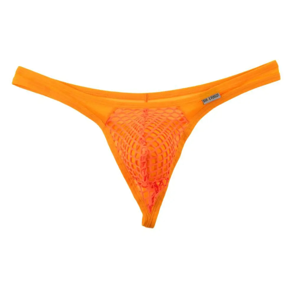 BRAVE PERSON Sexy Underwear Thongs for Men T-back Panties Mesh Transparent Men Briefs Gay Underpants G strings Thongs