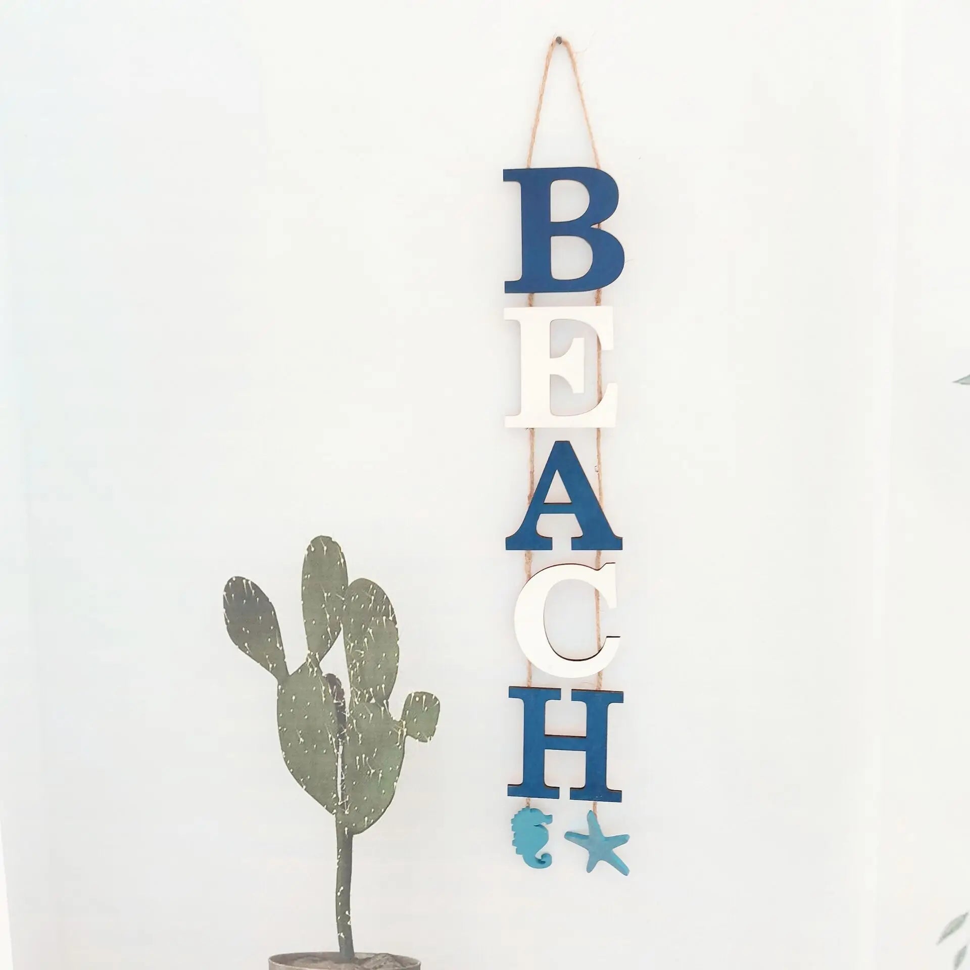 New Marine Style Decorative Pendants, Animal Fish, Wooden Crafts, Creative Home Living Room Bedroom Wall Decorations