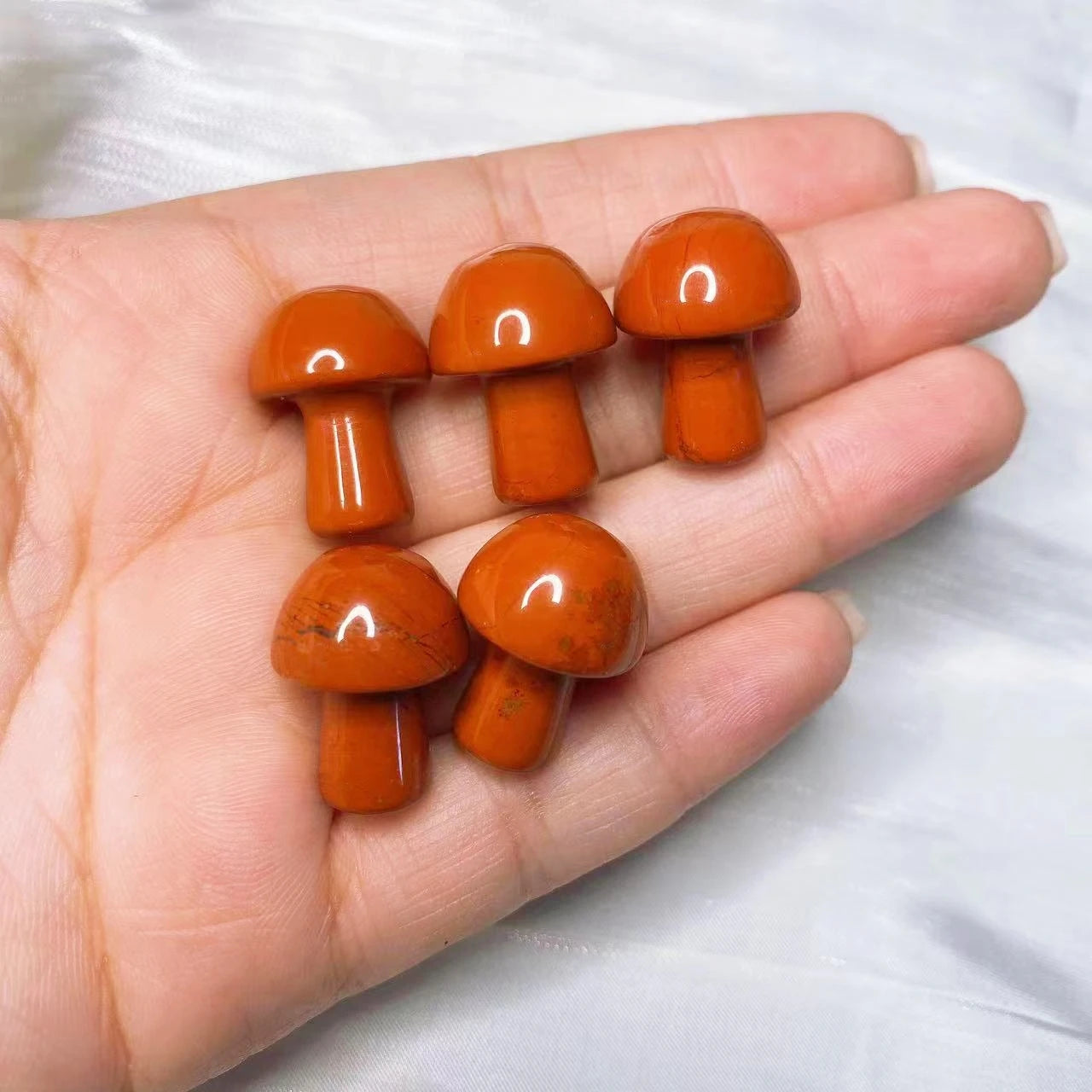 Mini Mushroom Carved Gemstone