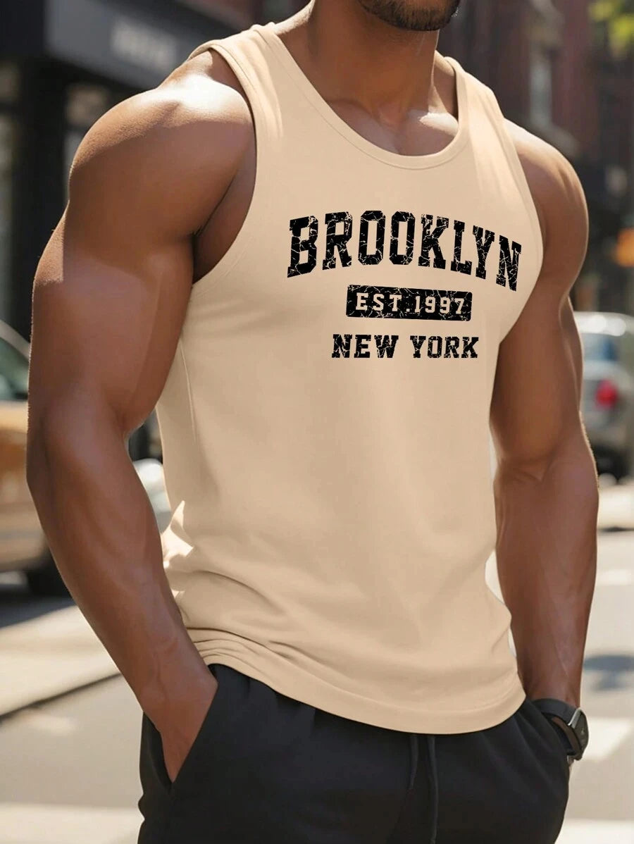 2025 3D Camouflage Printed Men's Tank Top Outdoor Sports Men's Fitness Tank Top Summer Everyday Fashion Men's Sleeveless T-shirt