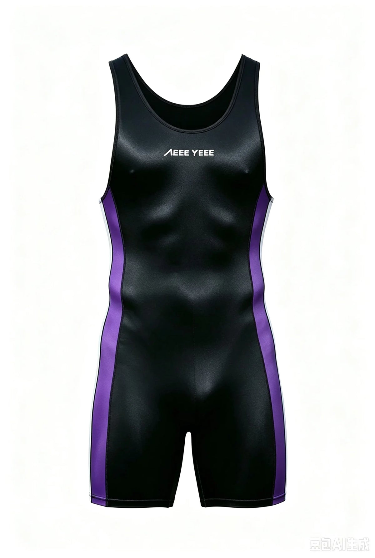 Men's Sleeveless Compression Wrestling Singlet
