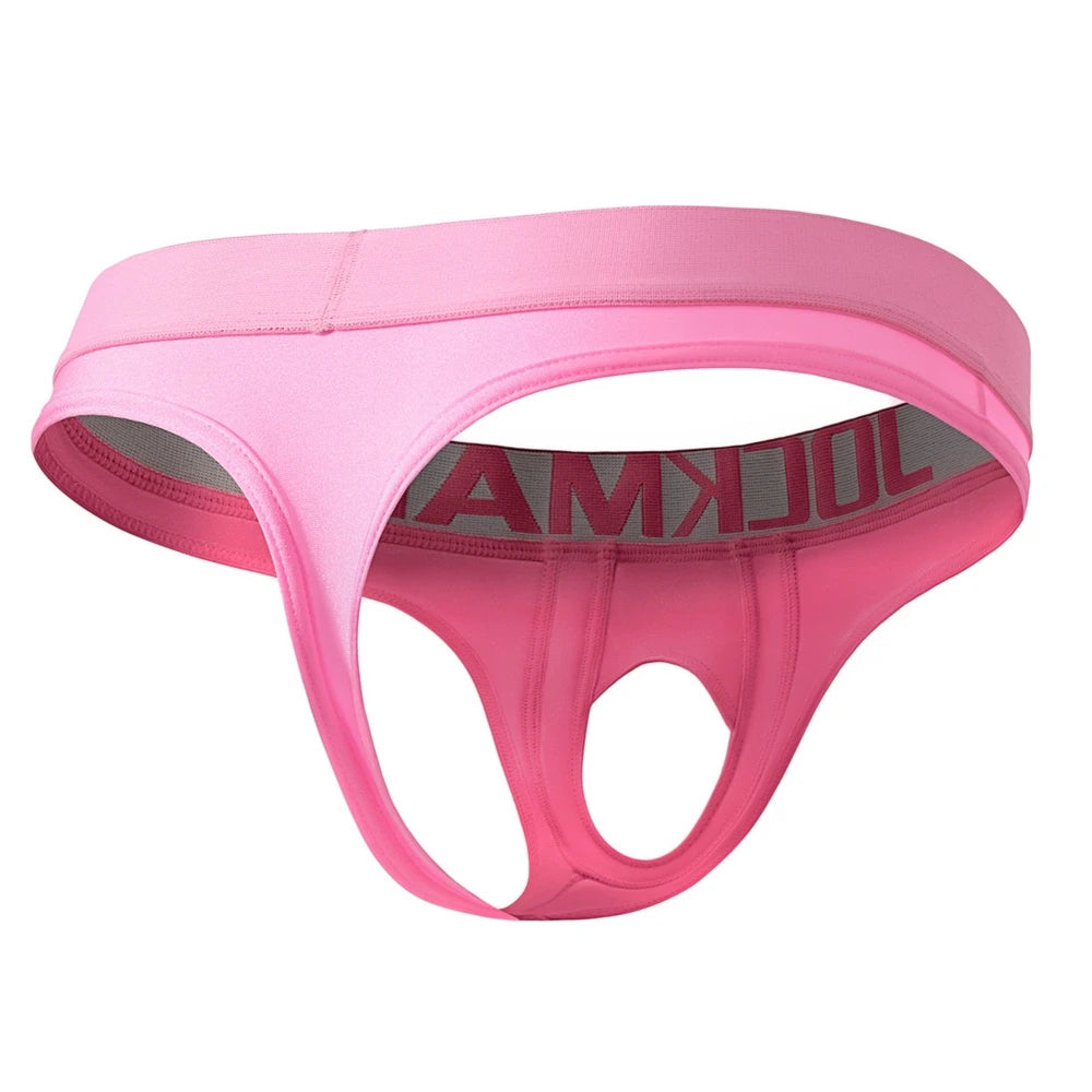 Jockmail Underwear with Reinforced Crotch for Men Women Couples Role Play Men Thong Penis Hole Sexy Underwear Strap on Harness