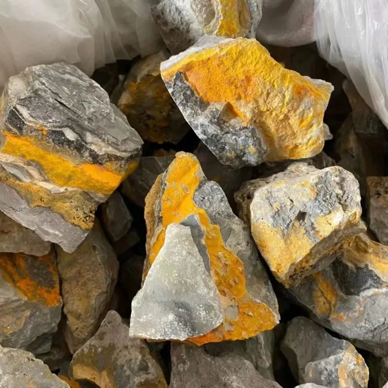 Natural BumbleBee Jasper Freeform Bulk Yellow Bee Jasper Raw Stone, Mineral Specimen Crystal Collection DIY Jewelry Making