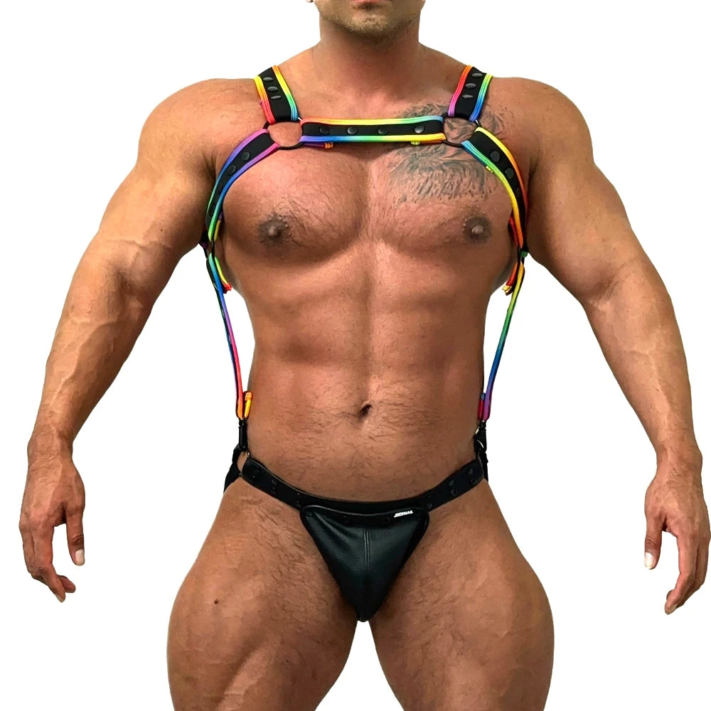 Man Harness Set Sexy Underwear Men Gay Men's Thongs Bodysuit Jockstrap Sissy Tanga Sexy Lingerie Adjustable Comfort and Size.