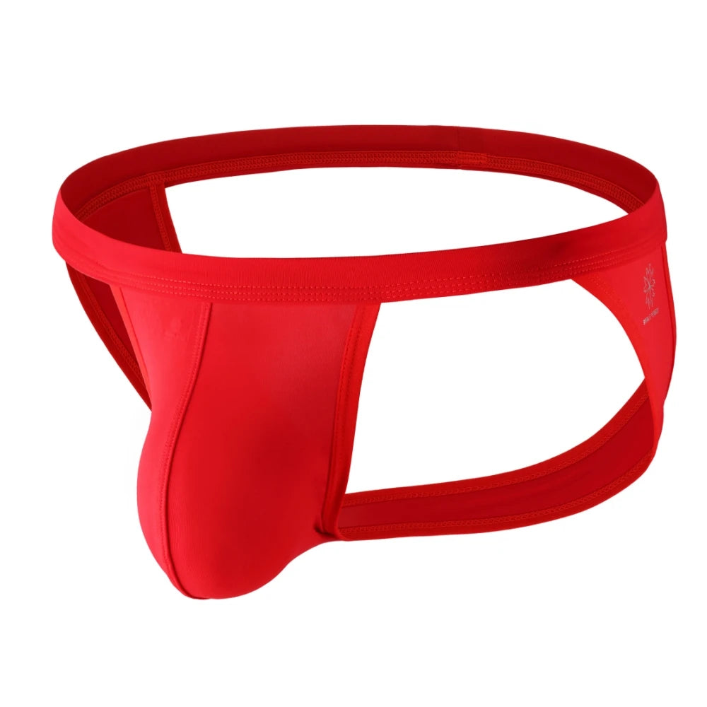 BRAVE PERSON Mens Underwear Jock Straps Thongs Stylish and Sexy Butt-exposing Briefs Gay Underwear Male Panties
