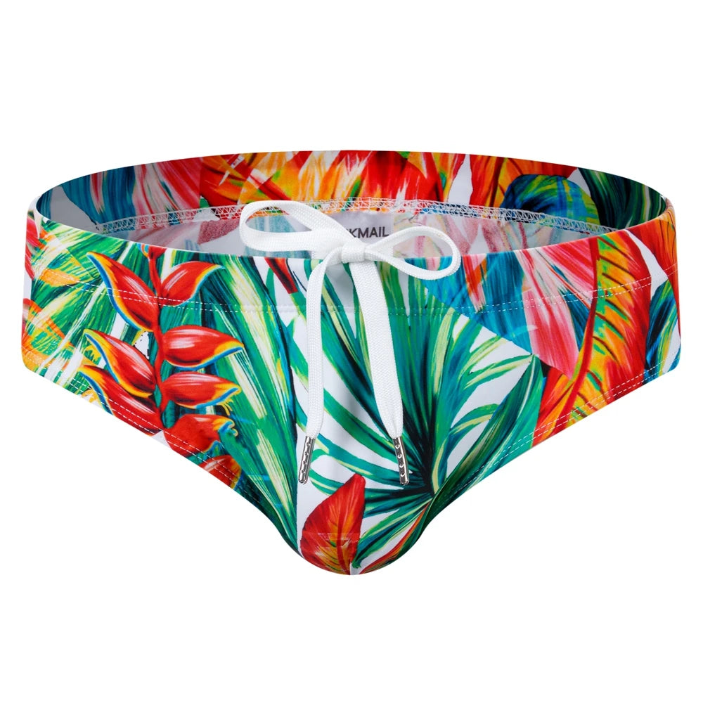 Jockmail Jungle Funk Push-Up Swim Trunks