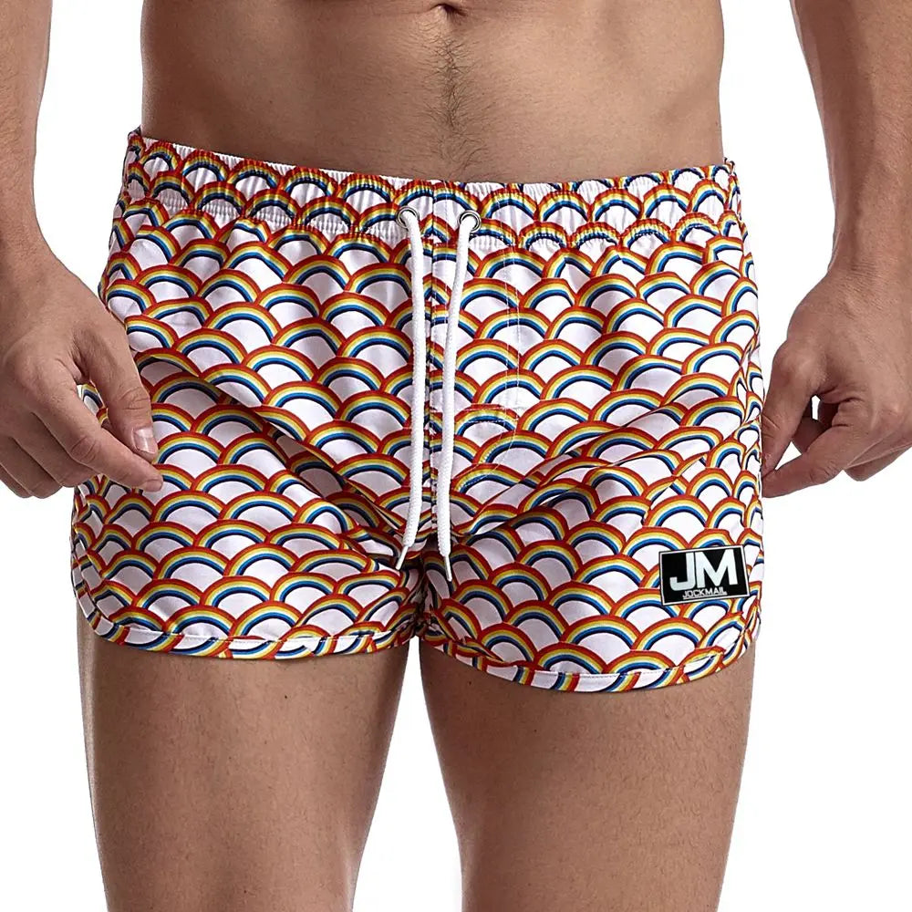 Summer Mens Beach Shorts Swimming Board Short Gailang Swimwear Matching Wear Surfing Pants Swimsuits Sunga Masculina Home Shorts