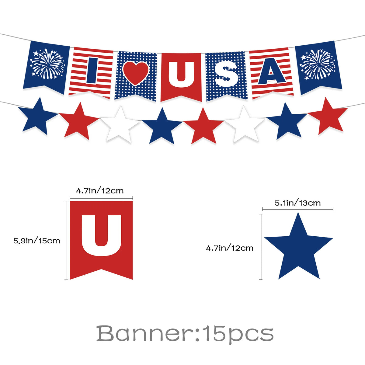 Independence Day Party Supplies American Flag Tableware USA Plates, Cups, Napkins, Forks, Spoons For 4th Of July USA Party Decor