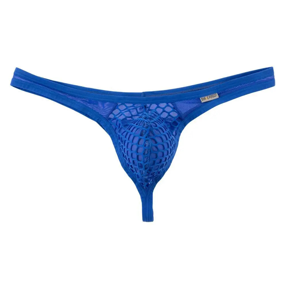 BRAVE PERSON Sexy Underwear Thongs for Men T-back Panties Mesh Transparent Men Briefs Gay Underpants G strings Thongs