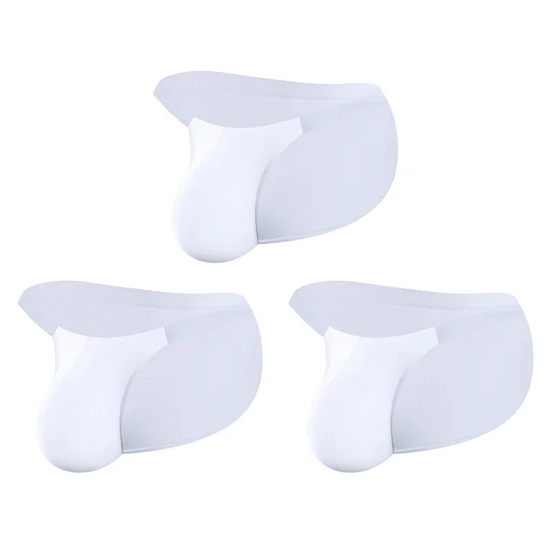 Men's Underwear Low Waist Nylon Briefs Solid Color Simple Underpants Male High Quality Comfortable Sports Shorts Panties