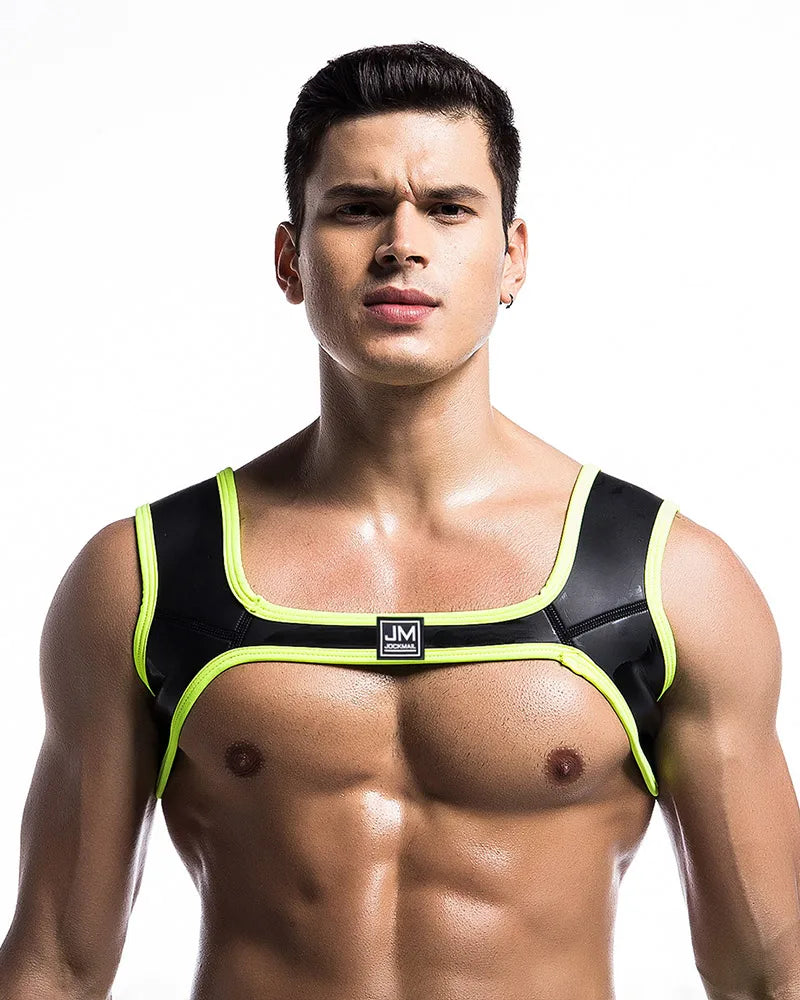 Jockmail Neoprene Chest Harness for Men
