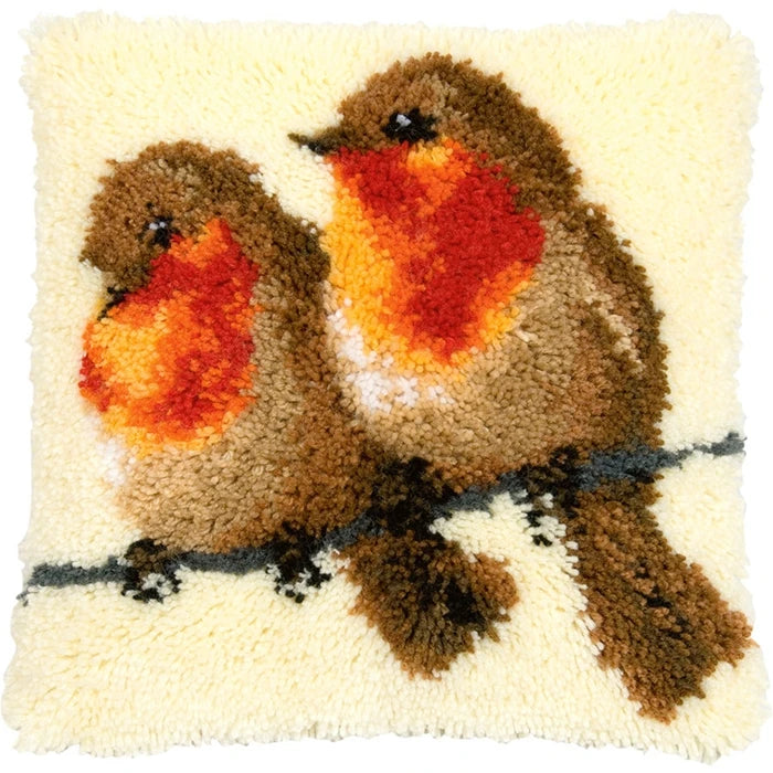 Birds Pillow Latch hook kit