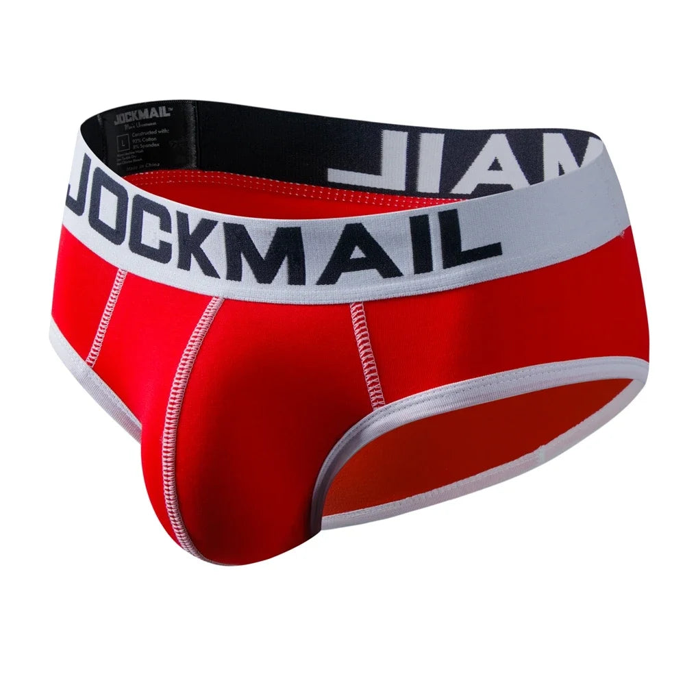 Brand Sexy Briefs Men Bikini Male Underwear Slip Hombre Calzoncillos Hombre Cotton Men Briefs Cuecas Underwear Daily Wear JM339