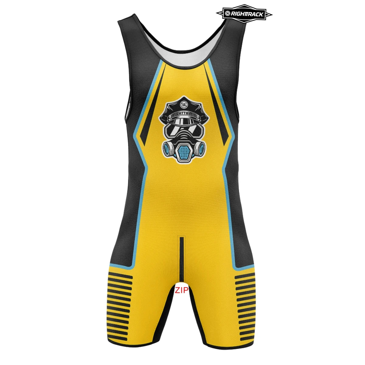 Men’s Dual-Zip Sleeveless Singlet Bodysuit – Breathable Compression One-Piece | Front & Back Zipper | Gym, Lounge & Statement Wear