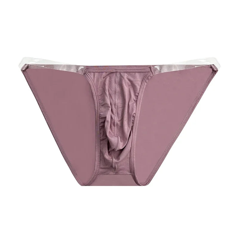 Men's Underwear Low Waist Nylon Briefs Solid Color Simple Underpants Male High Quality Comfortable Sports Shorts Panties