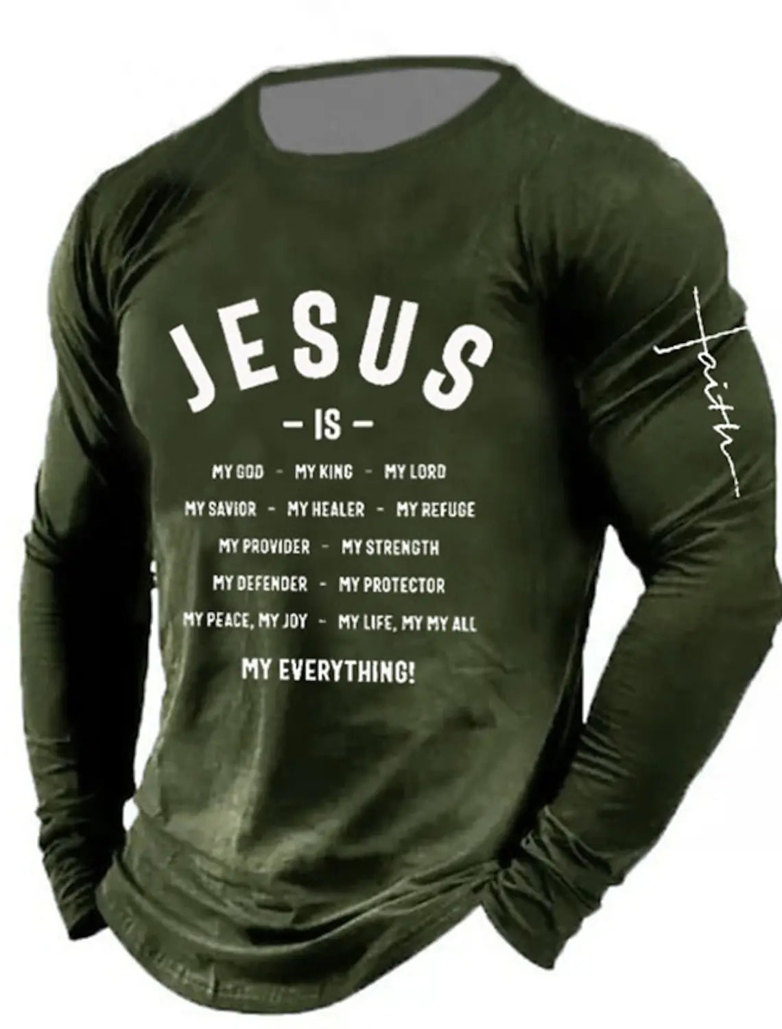 Men's Tshirt Tee Distressed Graphic Prints American Flag National Flag Crew Neck Outdoor Street Long Sleeve Print Clothing