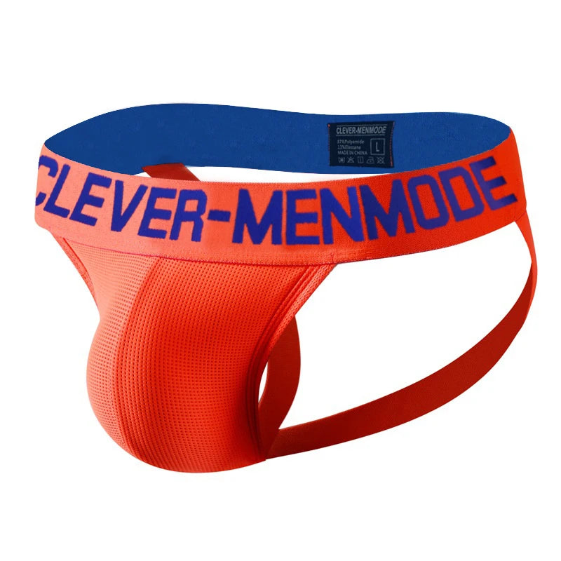 Men Jock Strap Thong Mesh Sexy Underwear Man Jockstrap Open Butts Panties Erotic Lingerie Penis Pouch Buttocks Underpants hombre