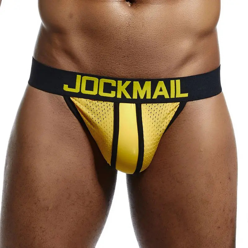 Sexy Gay Men Underwear Brief Push Up Penis Pouch Underpants Nylon Men's Jockstrap Bikini Slip Men's Tanga or As Swimwear