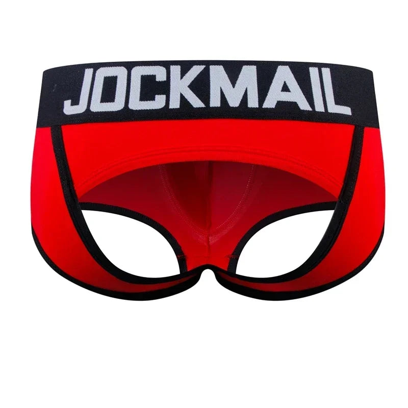 Sexy Men Underwear Boxer Briefs Men Thong G-strings Tanga Short Underpants Gay Male Underwear Open Backless Crotch Jockstraps